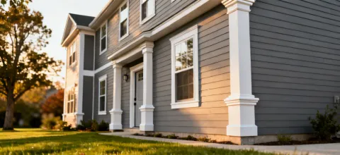 Cornerstone vinyl siding and trim systems