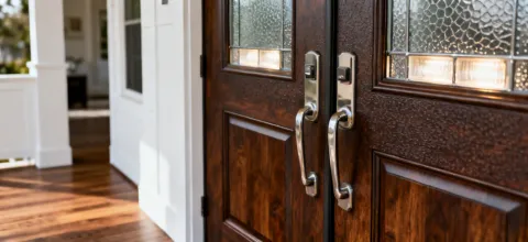 Cornerstone entry and patio doors