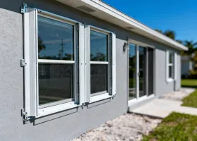 Hurricane zone impact-resistant windows